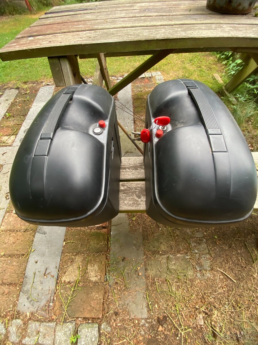 jawa 350/640/ Tramp/639 Chopper nosiče vč. kufru 2ks - 7