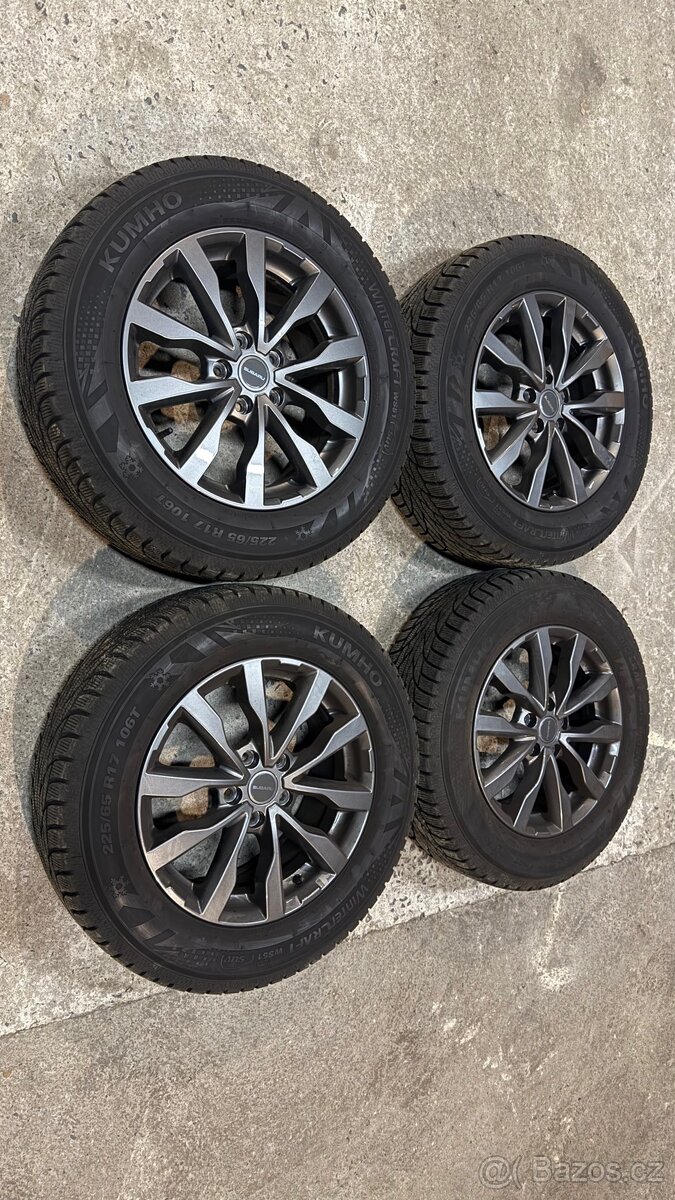 Originál Subaru 17” alu + zimní pneu + TPMS - TOP stav - - 7