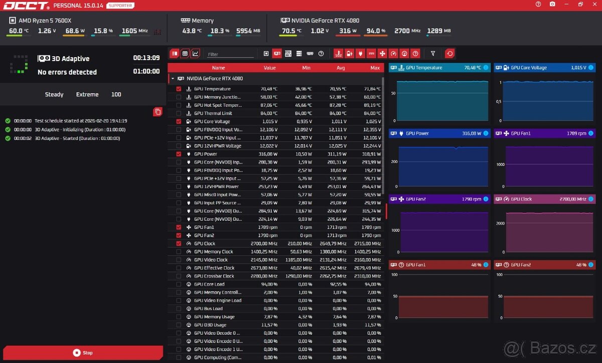 GAINWARD GeForce RTX 4080 Panther 16GB DDR6X - 7
