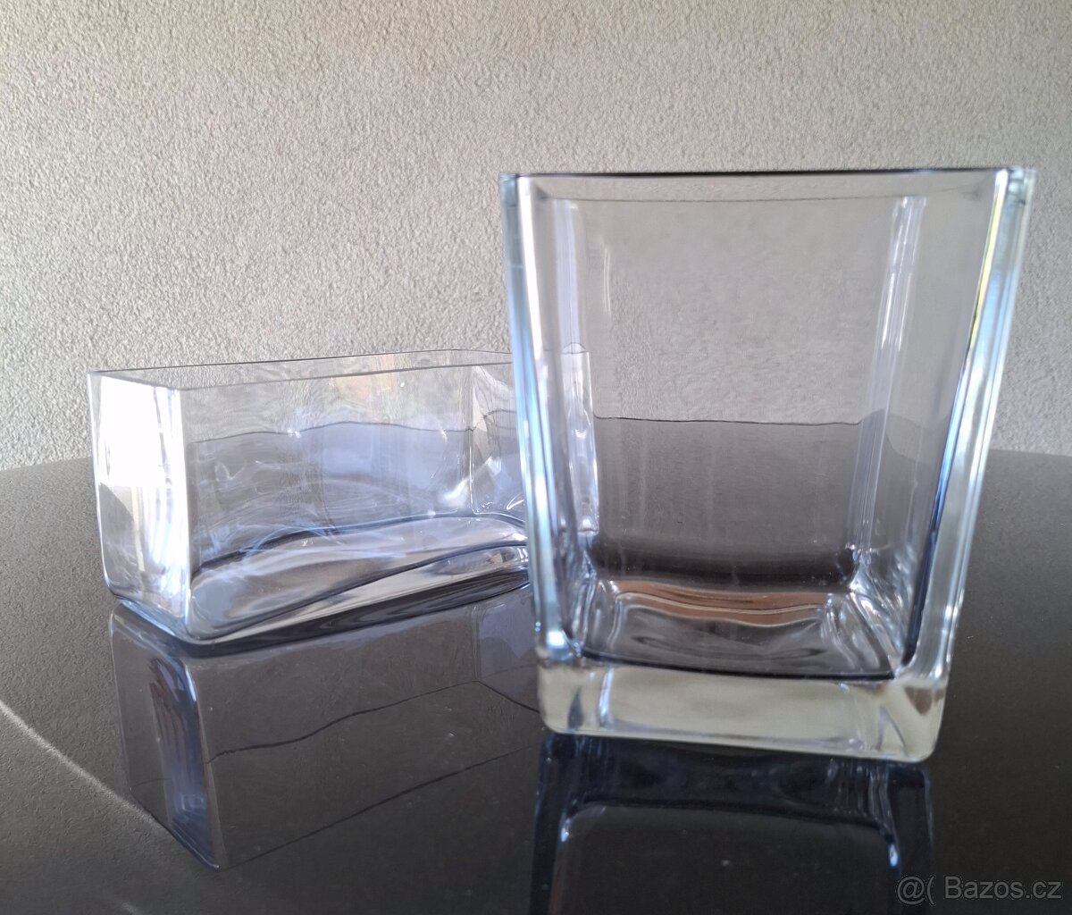 2x skleněné nádoby - 7