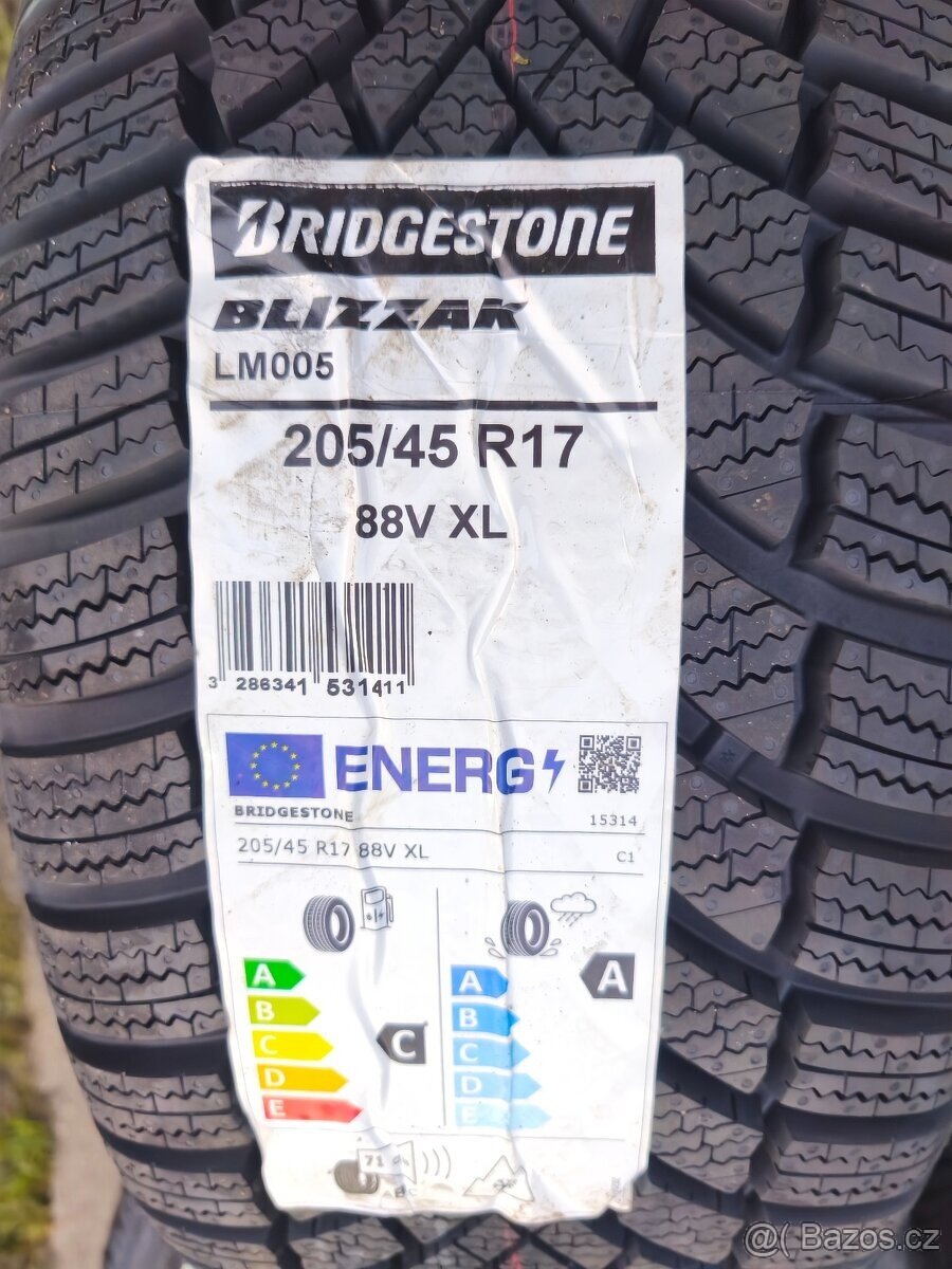 Nová zimní sada Mazda MX-5 r17 4x100 Bridgestone 205/45/17 - 7