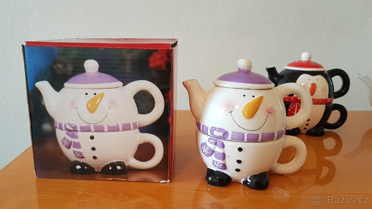 Konvička na čaj, hrnek s konvičkou - 7