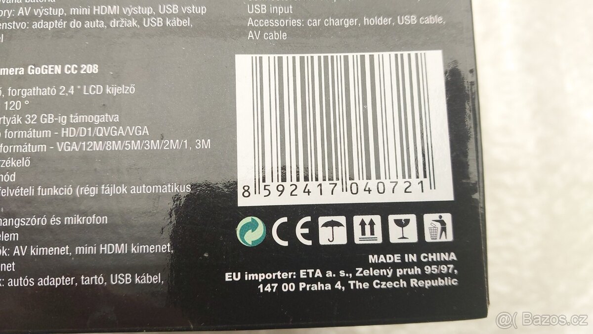 AUTOKAMERA COGEN CC 208 - 7