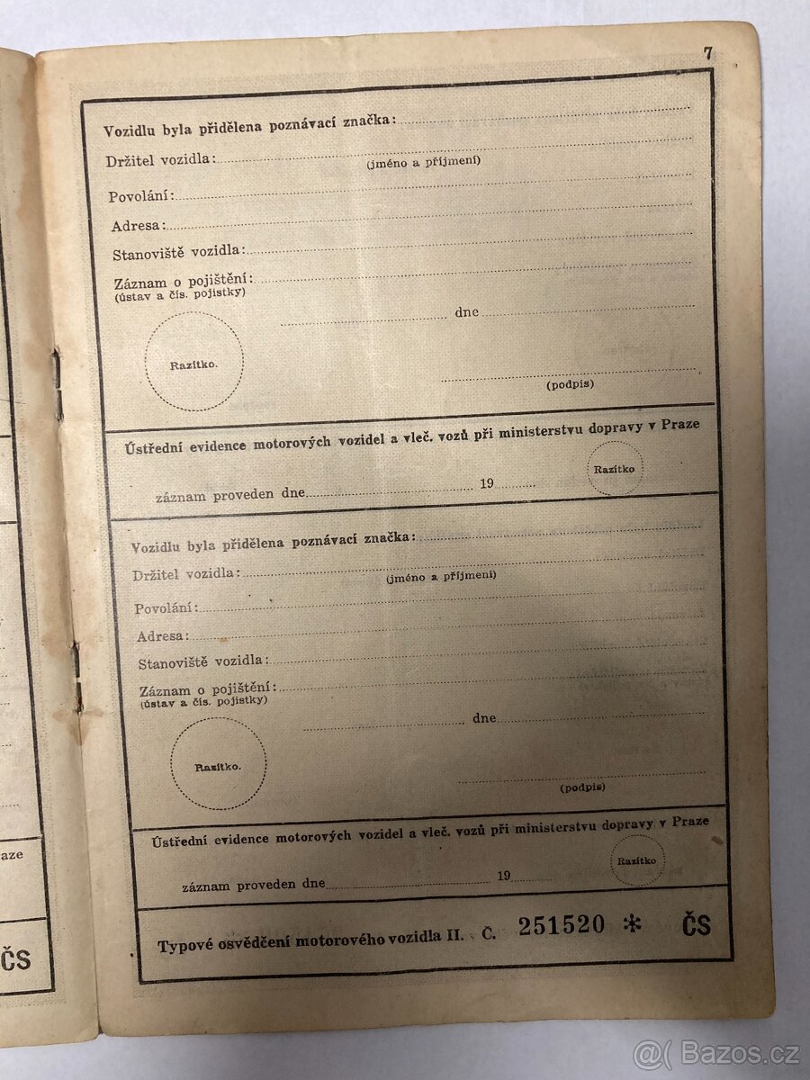 BMW R12 - typové osvědčení - 7