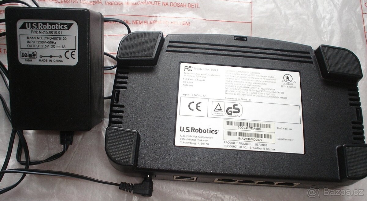 Subwoofer, Holící strojek, Rychlonabíječka, Router, Fireware - 7