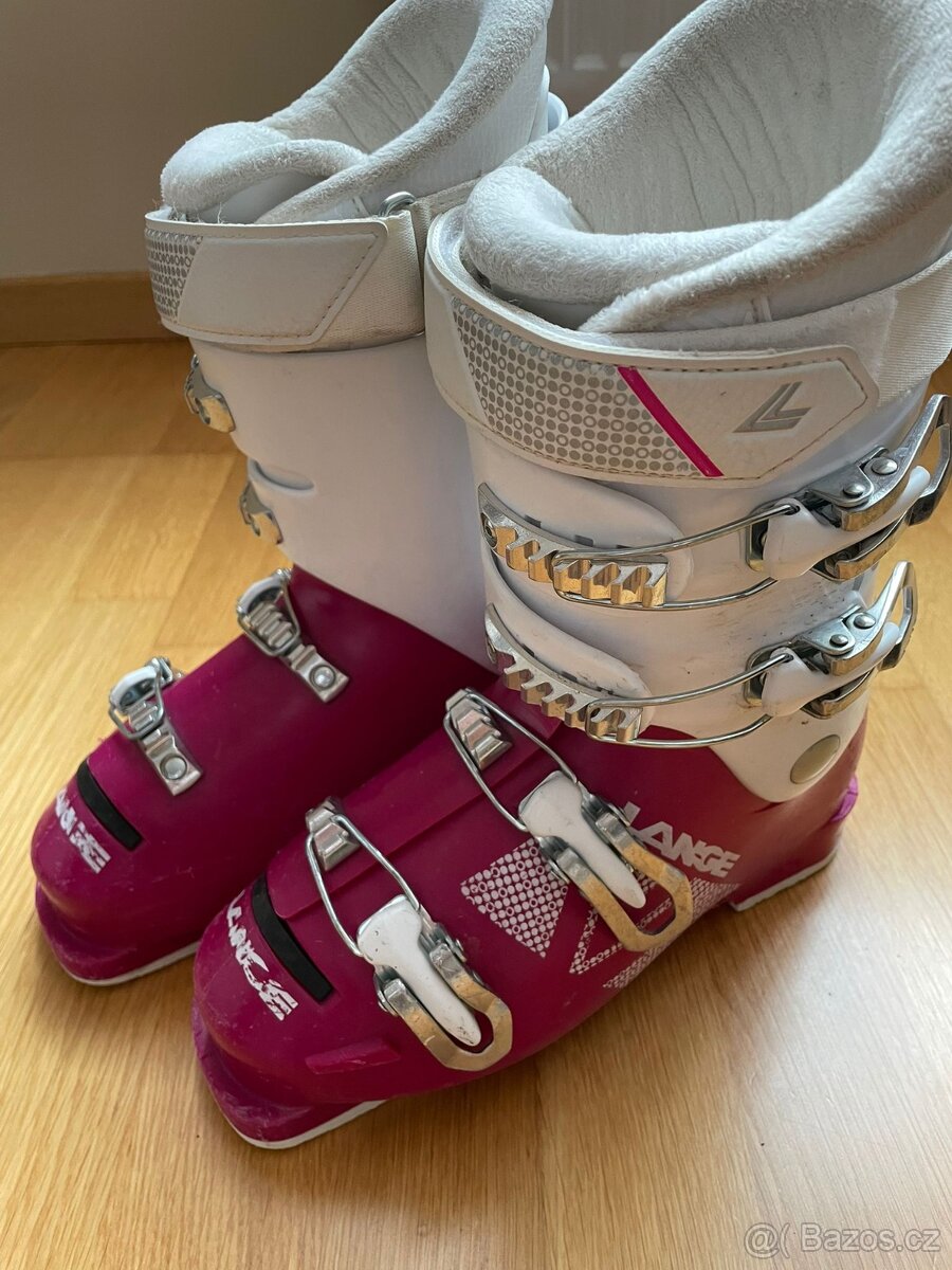 dívčí juniorské lyžařské boty Lange - velikost 23,5 - 7