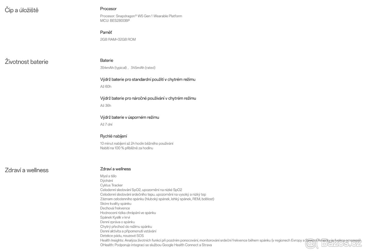 OnePlus Watch 3 43mm Silver Steel - 7