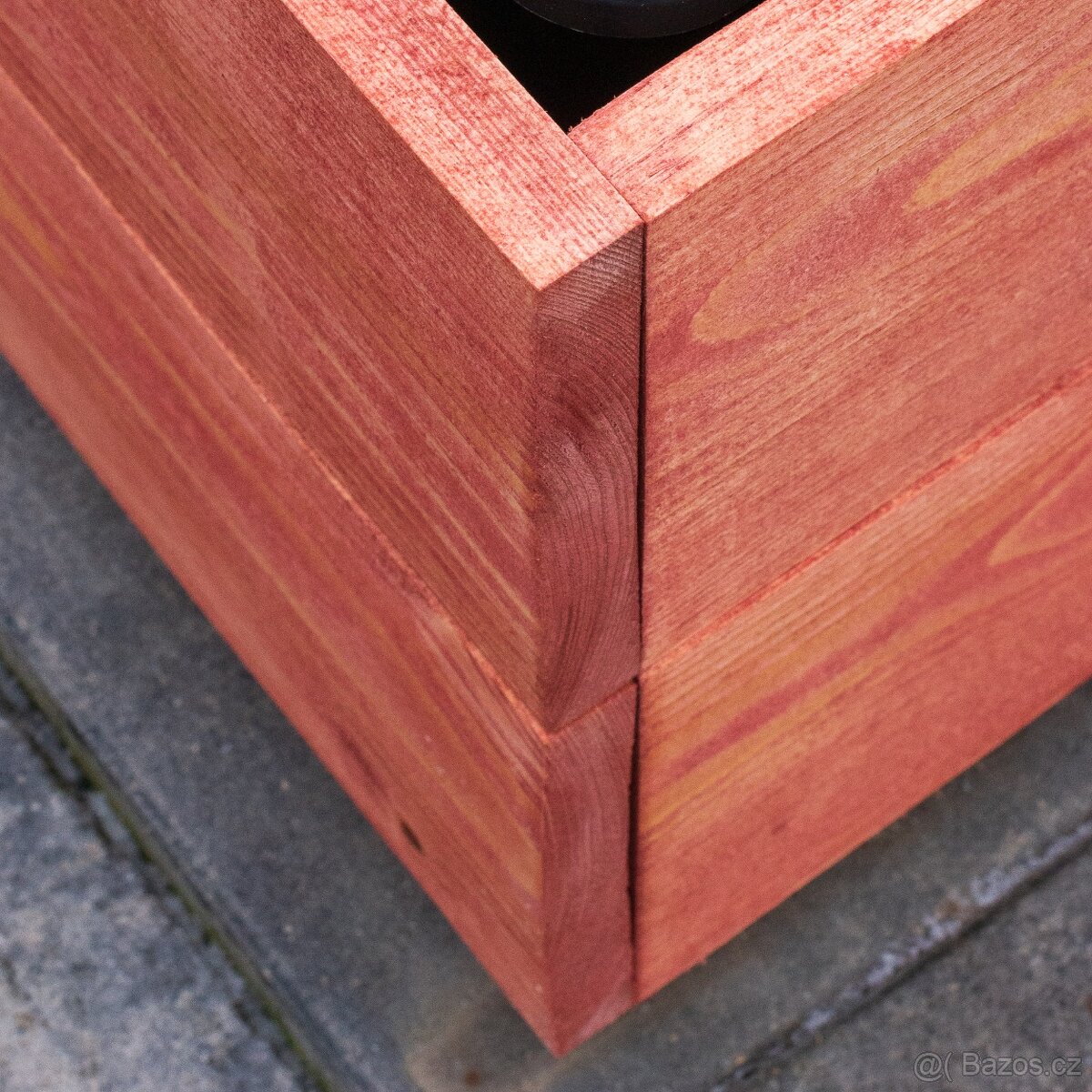 Dřevěné truhlíky na terasu - mahagon - 7