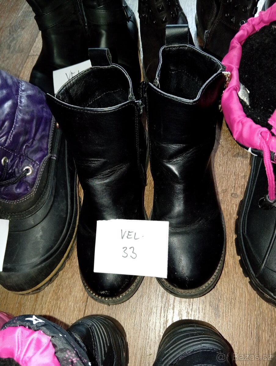 dětské boty zimní vel.29-33 3+1zdarma - 7