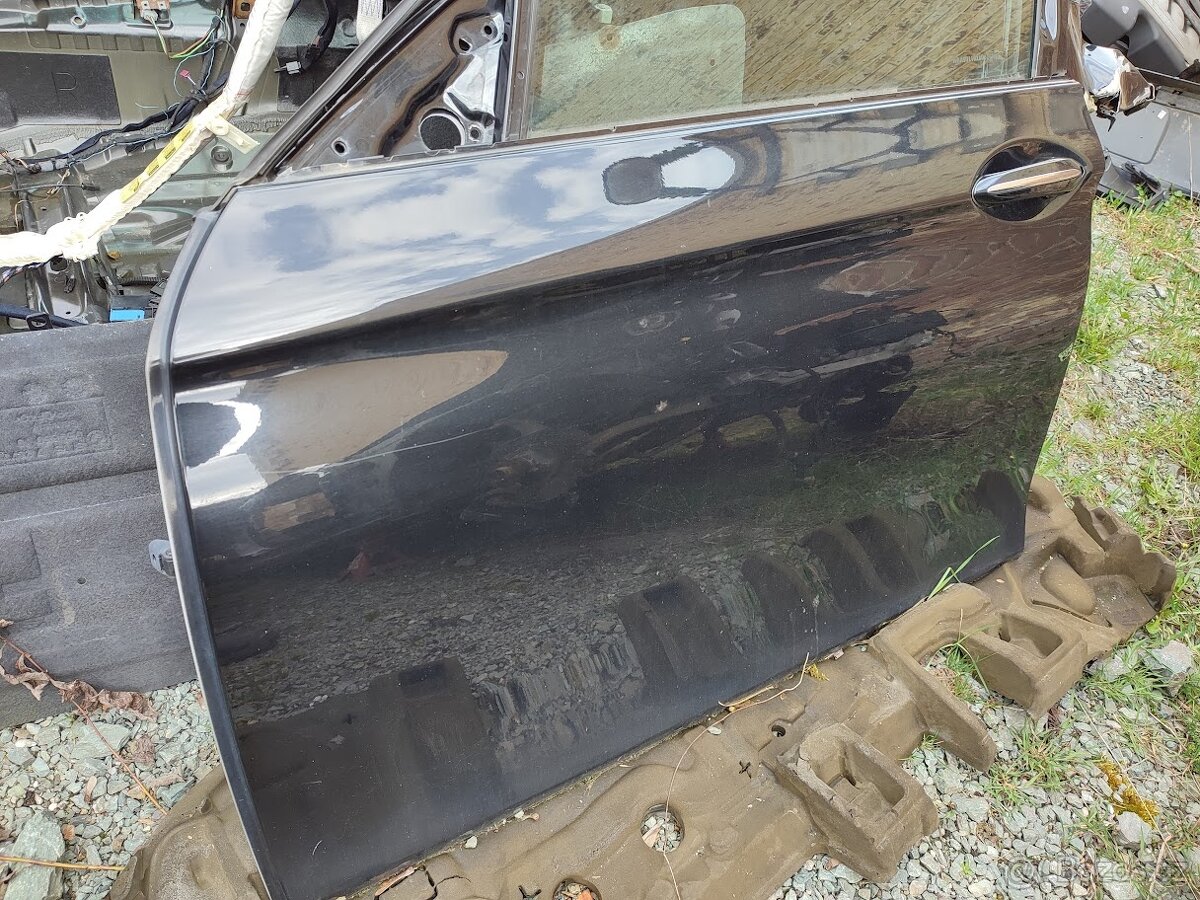 BMW F10 F11 přední dveře černá metalíza - 7