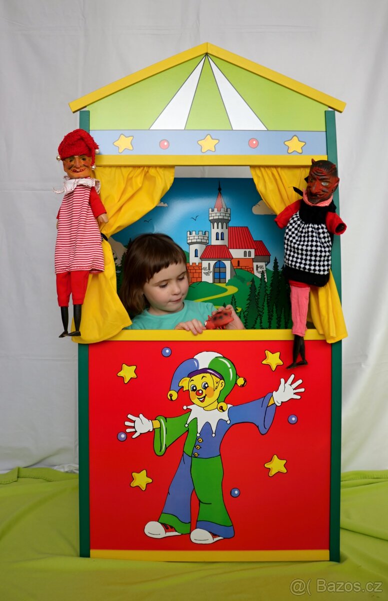 dřevěné loutkové divadlo - 7