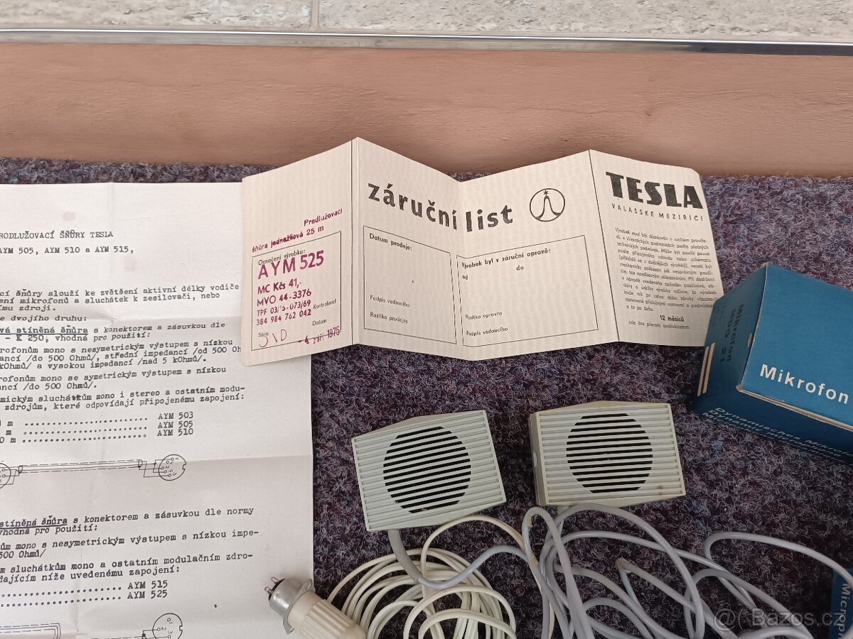 Retro mikrofon TESLA+ mikrofon MDO. - 7