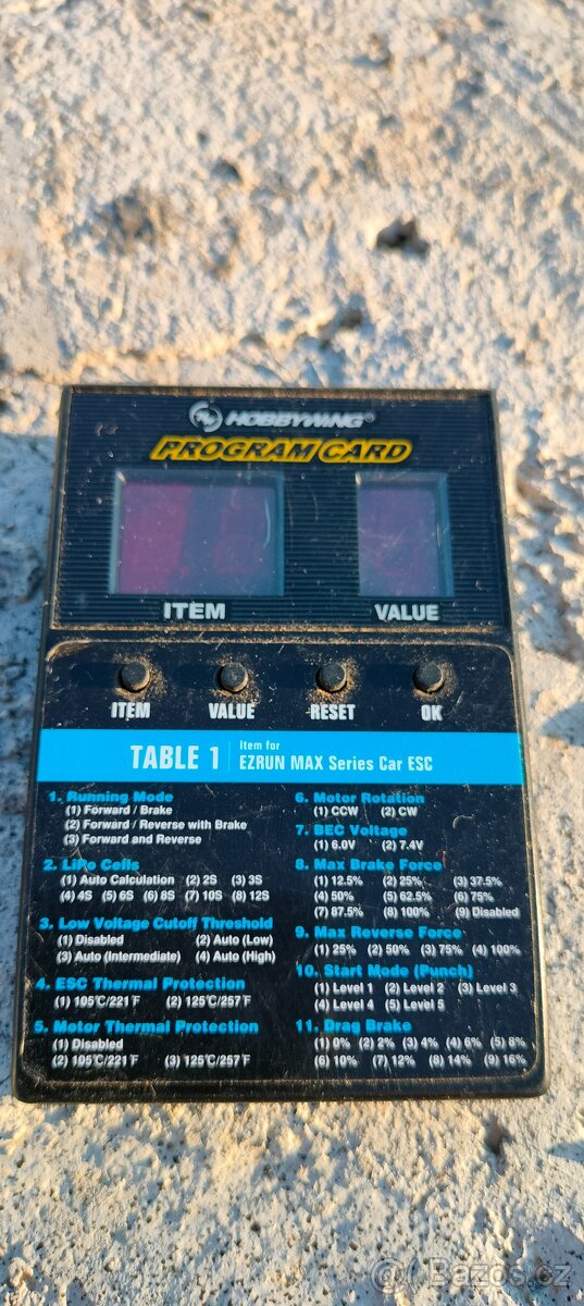 Hobbywing max 5 Top cena 10x použitý - 7