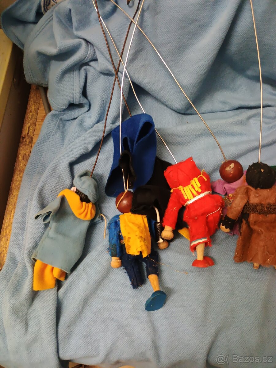 Loutky že dřeva 12 ks - 7