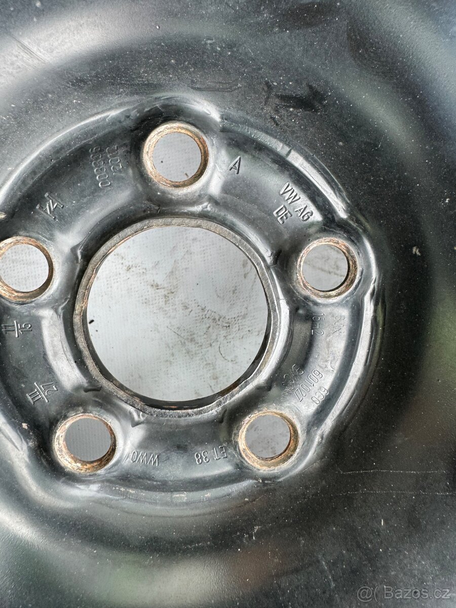 Sada disků Škoda Rapid 5x100 vč. pneumatik 185/60 R15 - 7