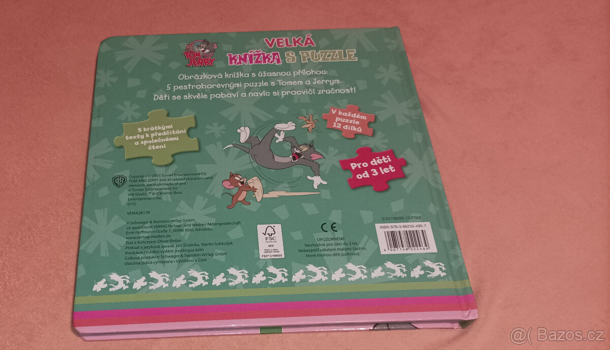 Velká kniha s puzzle Tom a Jerry - 7