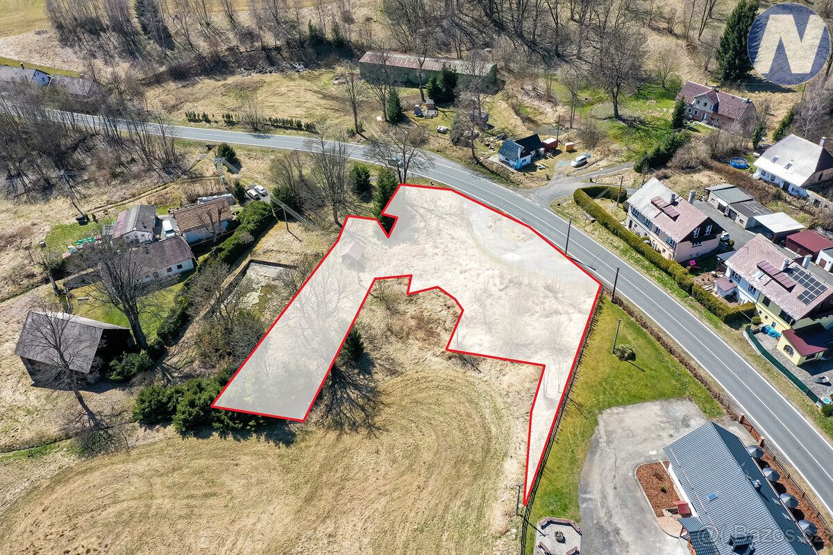 Stavební pozemek 2 432 m² na Šumavě – Jesení u Čachrova - 7