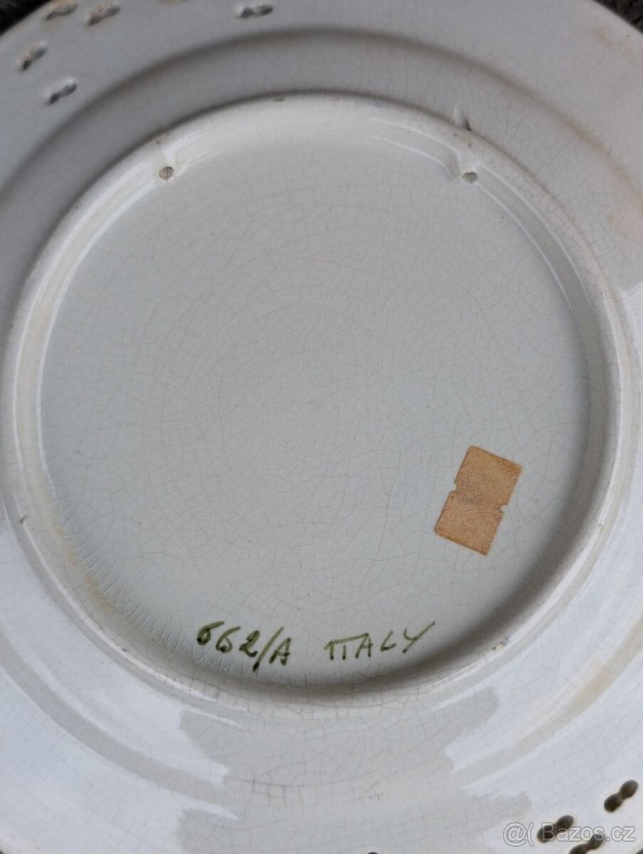 Retro závěsný talíř, ITALY. - 7