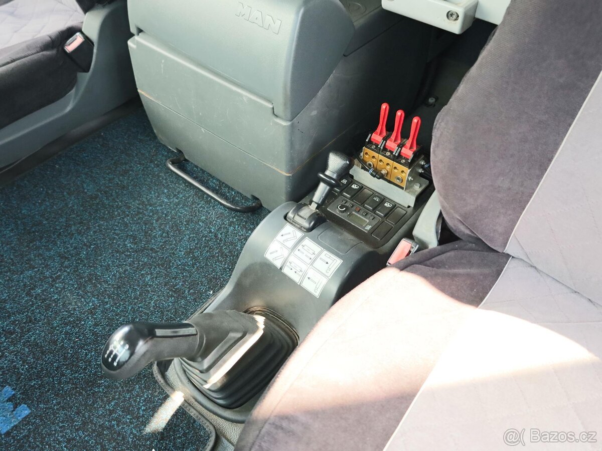 MAN TGL 12.240, VÝŠKA HÁKU 100 cm, GO MOTORU, NOVÁ SPOJKA, V - 7