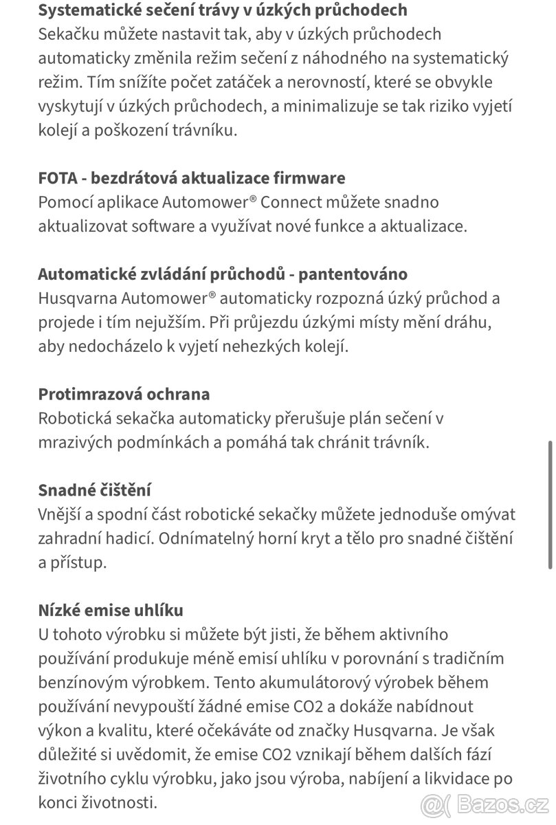 Sekačka Husqvarna Automower Aspire R4 - 7