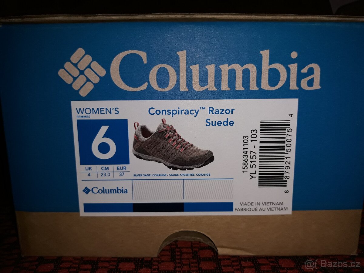 NOVÉ dámské boty Columbia Conspiracy Razor Suede vel. 37 EUR - 7