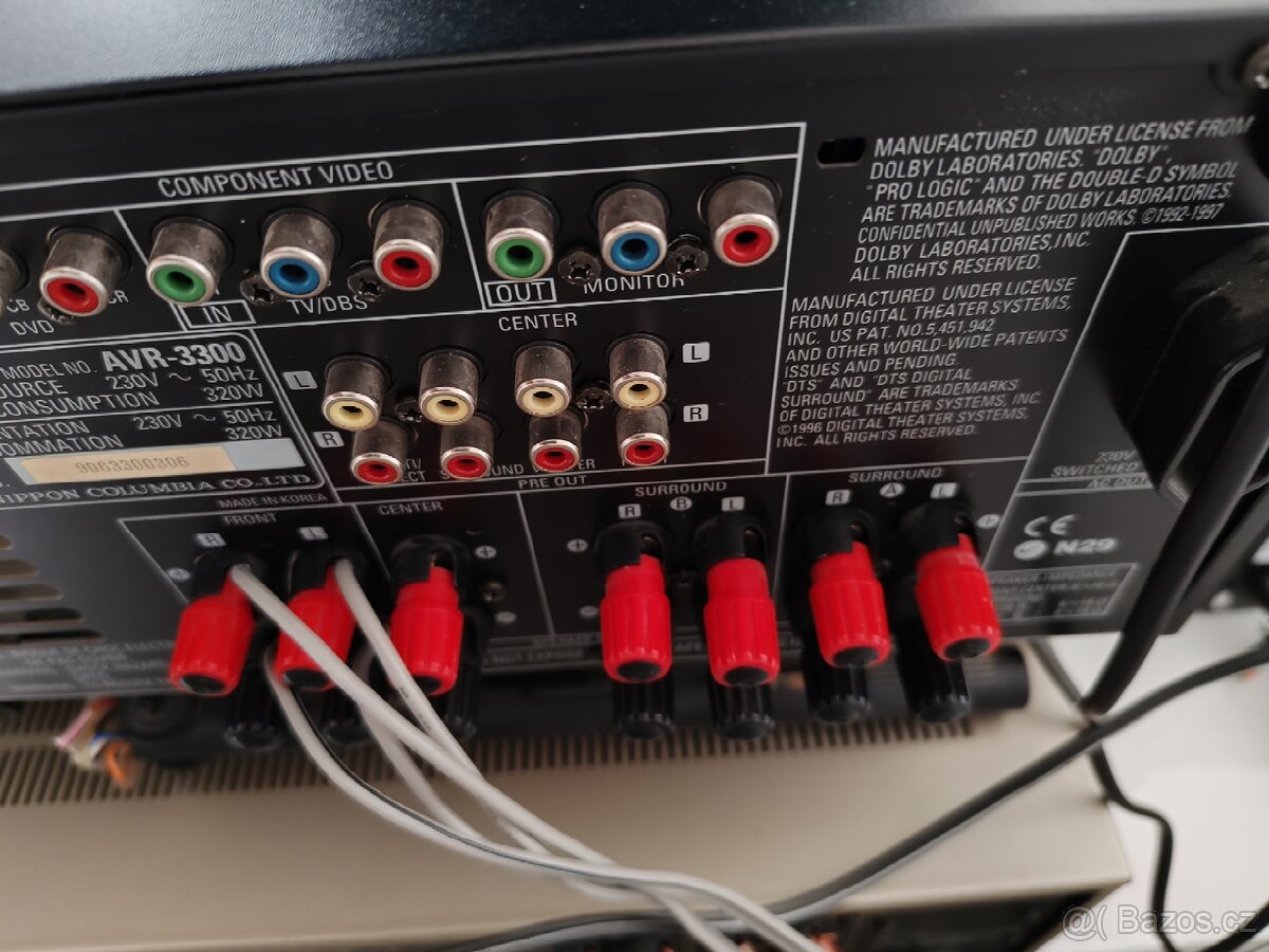 DENON AVR-3300 AV RECEIVER, MANUAL A DÁLKA - 7