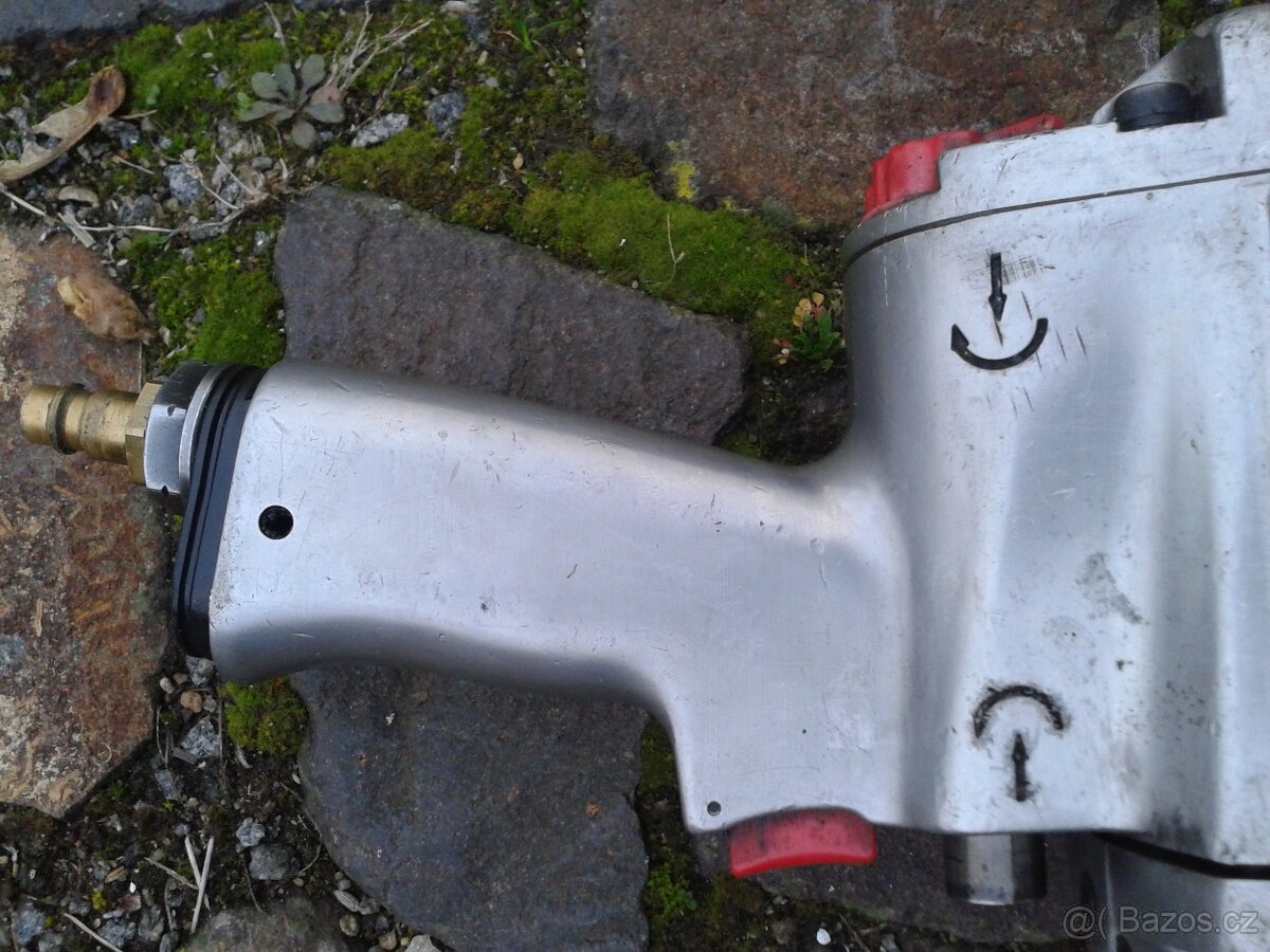 Pneumatický rázový utahovák Wurth DSS 3/4" H + bruska - 7
