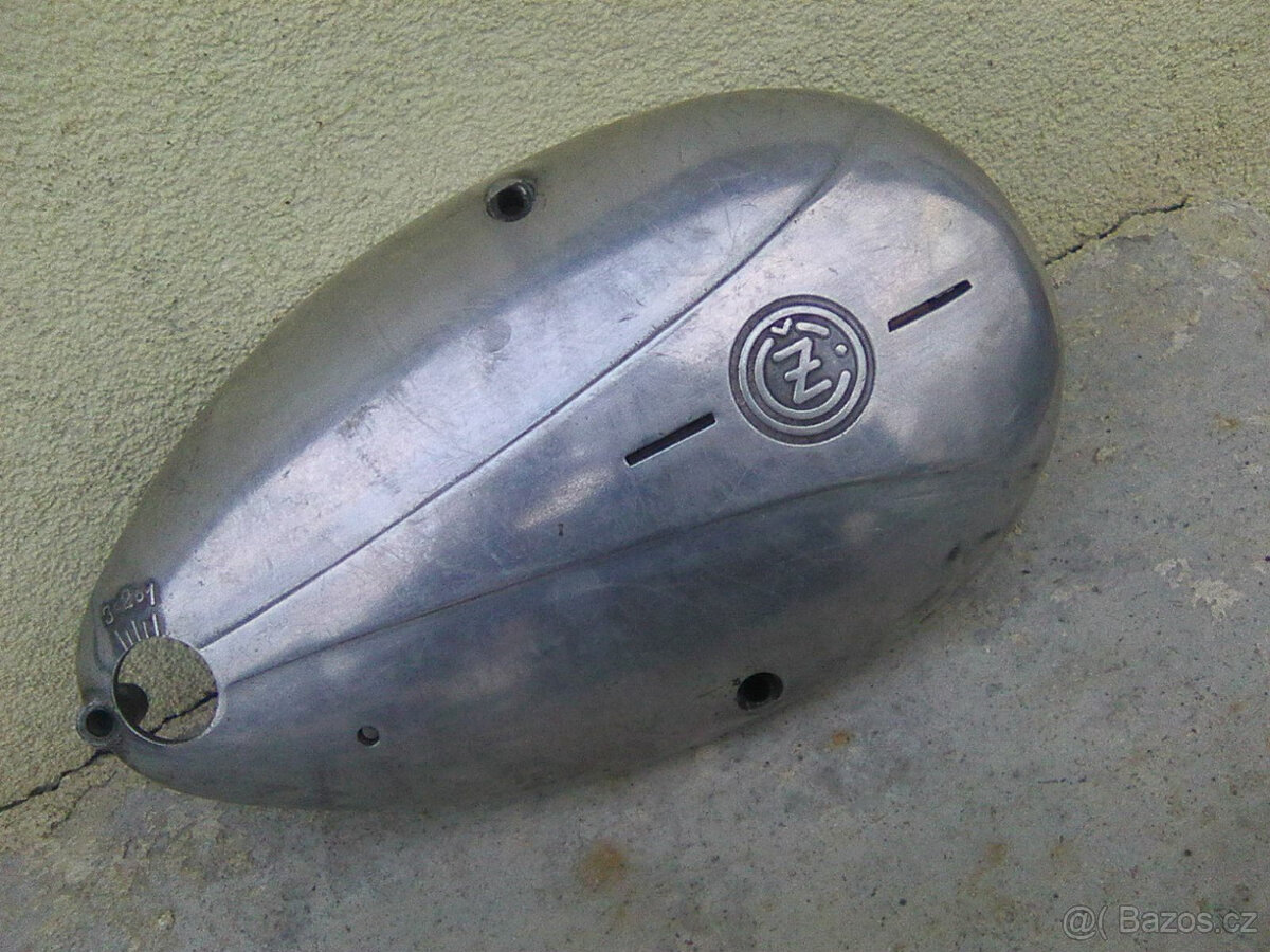 čz 125/150 b,t,c ND-kryty motoru,zástěrka,výfuky s koleny... - 7