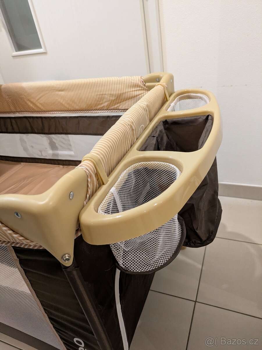 Cestovná postýlka Lionelo Sven Plus (hnědá) - 7