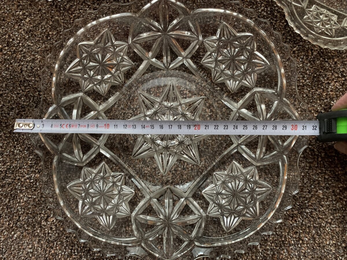 Souprava skleněných talířů - sleva - 7