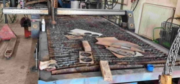 CNC plazma CYBERTRONIC z roku 2019 včetně trubkořezu - 7
