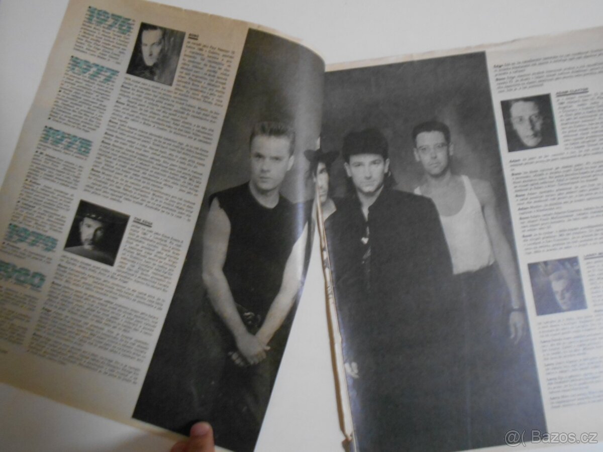 U2 - VSTUPENKA + ČASOPIS MELODIE + ČLÁNEK ROCKPOP - 7