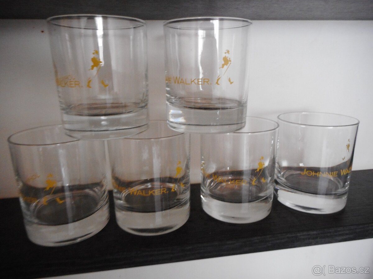 Sklo panáky Johnnie Walker - 7