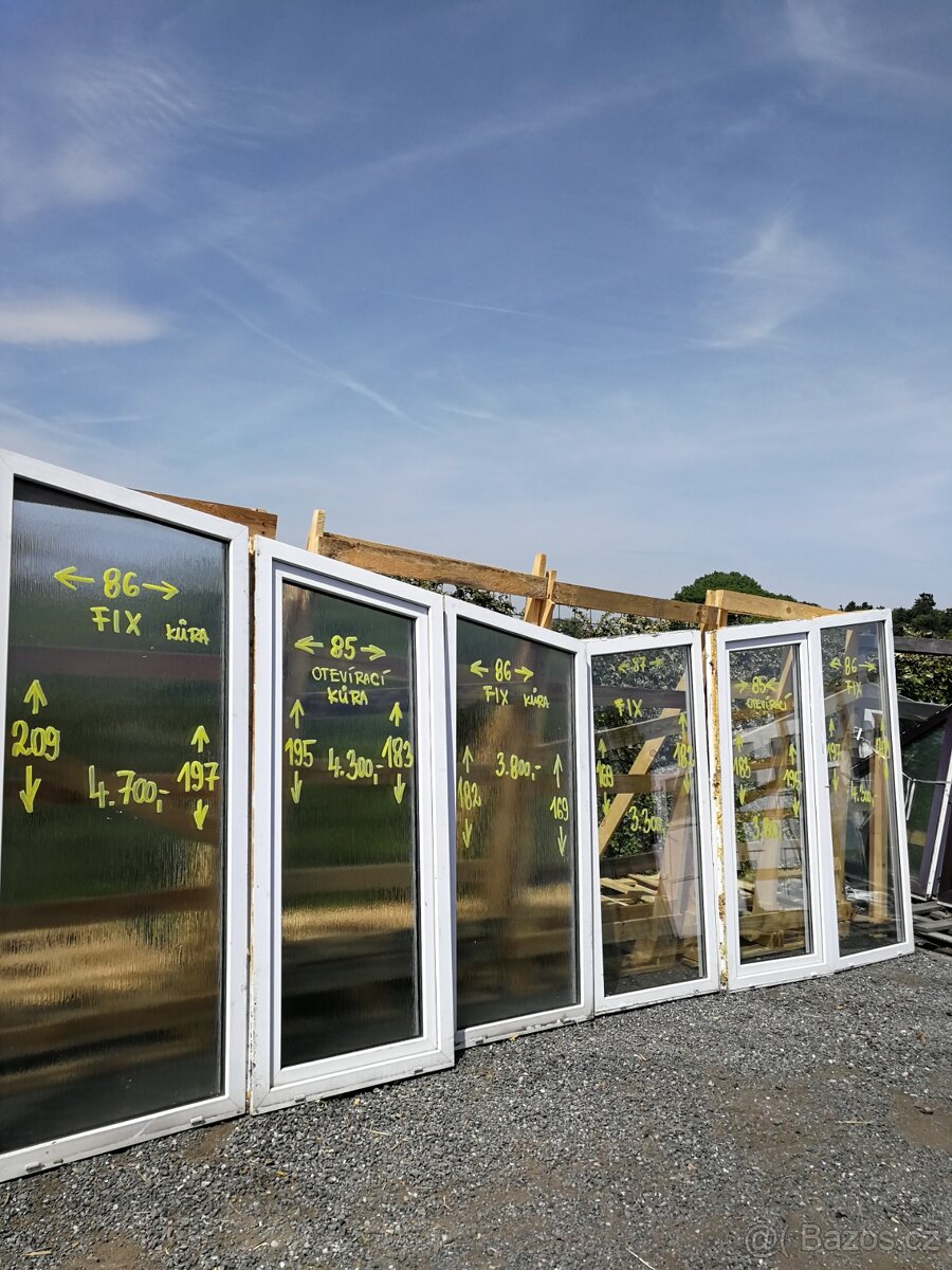 trojúhelníková okna použitá - 7