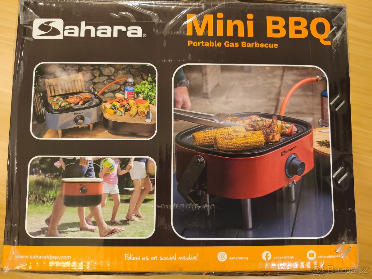 MEVA Gril piknik - plynový přenosný párty gril - 7