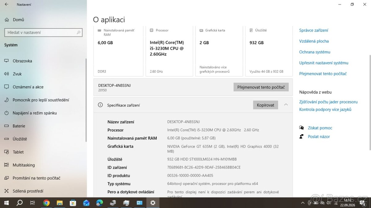 Lenovo G580 – Intel Core i5 / NVIDIA / 1TB HDD - 7