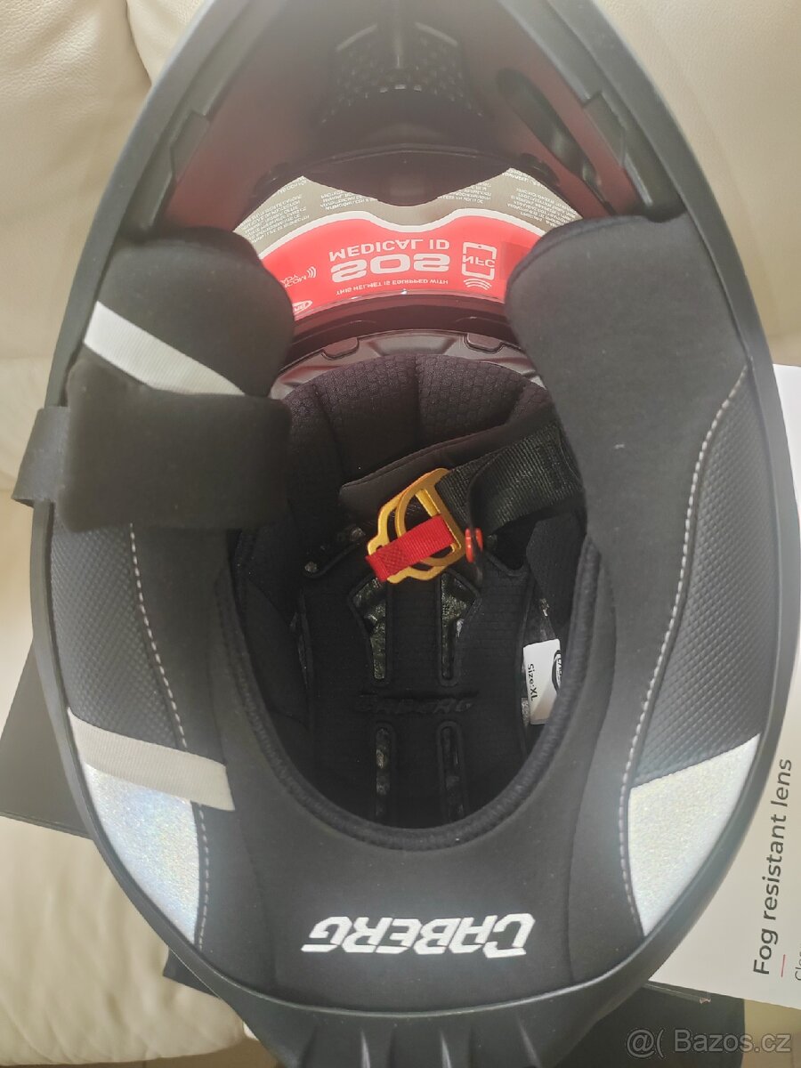 Motorkarska helma Caberg Táňa i matt Black XL - 7