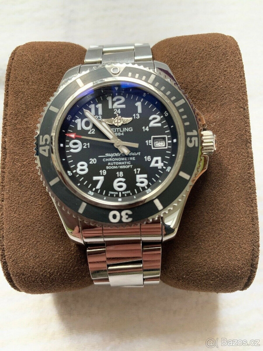 BREITLING SUPEROCEAN II 42 CHRONOMETR Z NEREZOVÉ OCELI REF. - 7