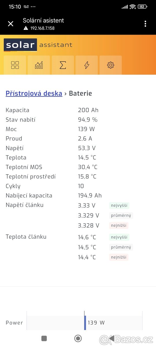 Prodám baterie lifepo4 10.24kwh - 7