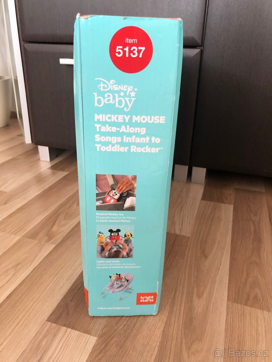 Dětské houpátko Mickey Mouse 0m+ do 18 kg - 7