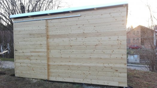 Zahradní domek posuvné dveře - 7