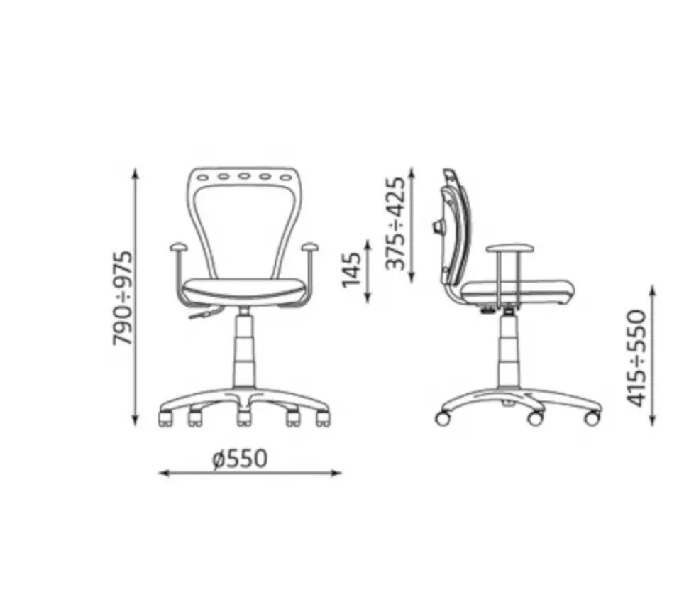 Dětská židle k psacímu stolu - 7