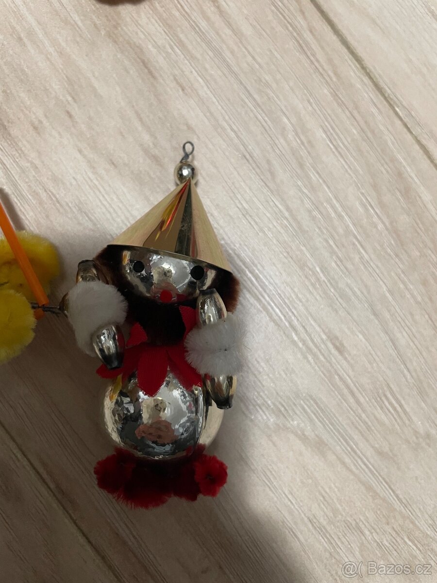 Sběratelské vánoční korálkové ozdoby🎄foukané skleněné posta - 7