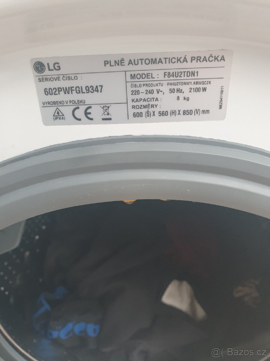 Pračka LG na 8 kg - 7