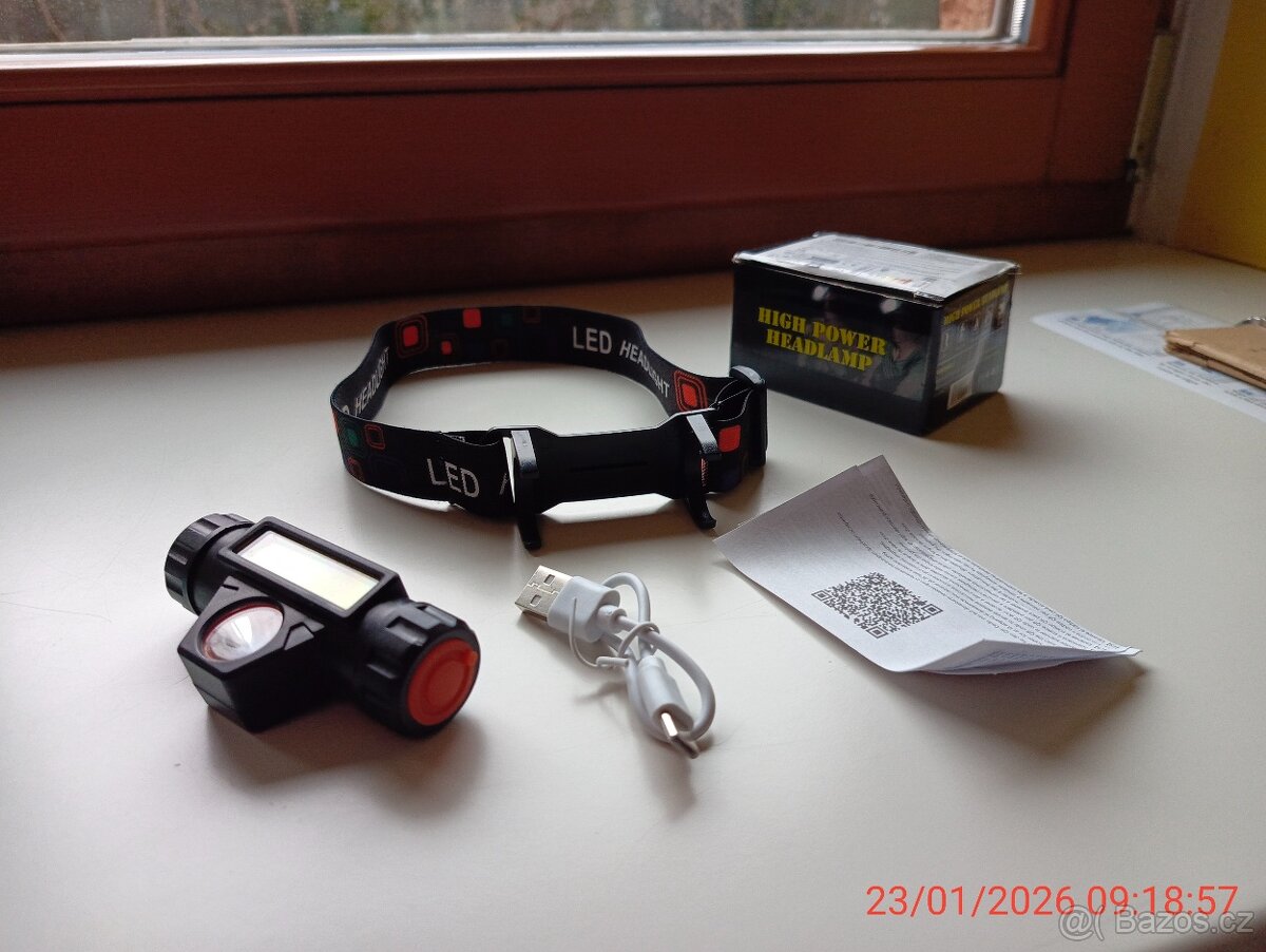 LED čelovka. - 7