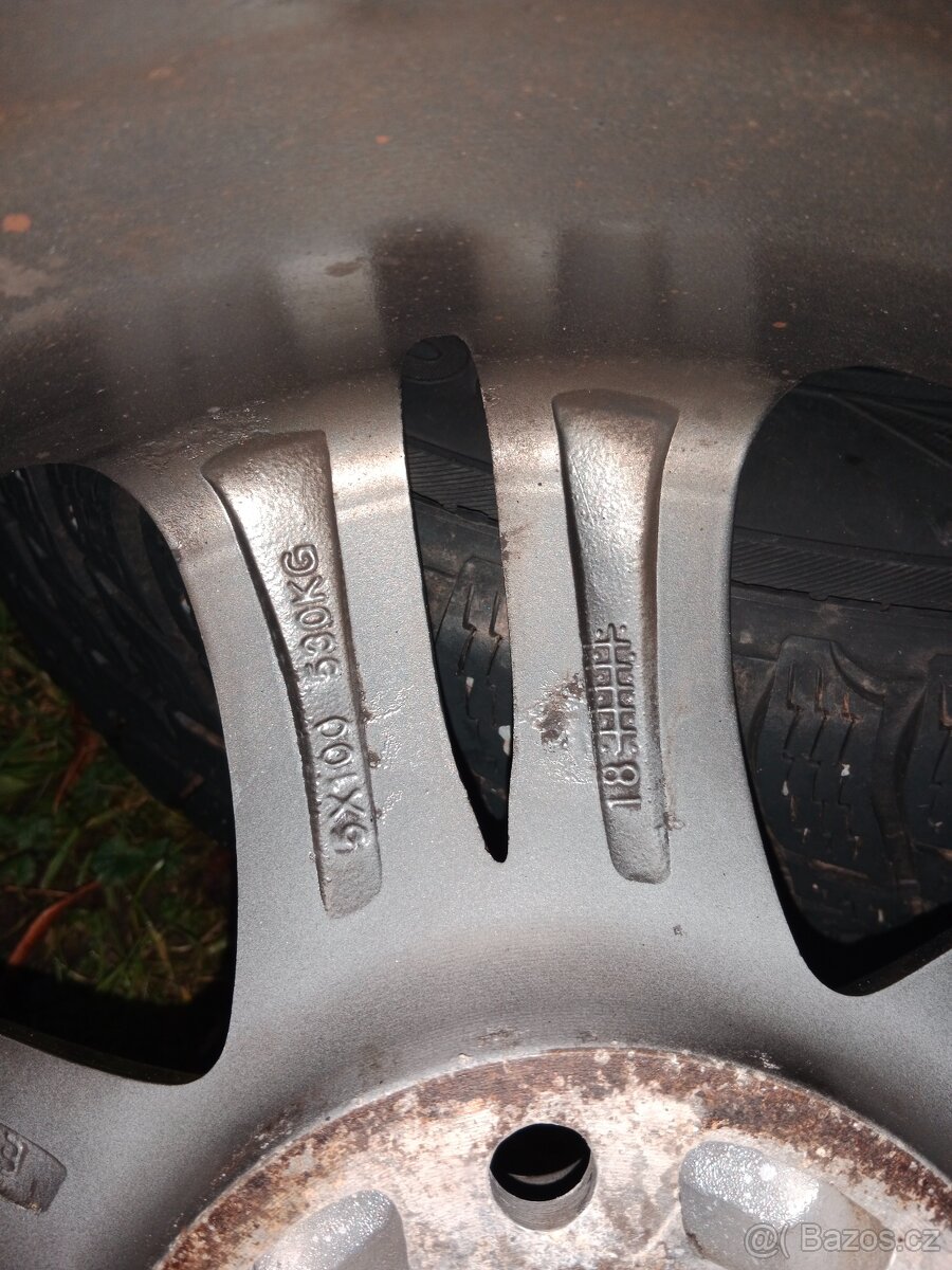 Sleva ALU zimní kola R16 215/65 et40 Nissan hyundai - 7