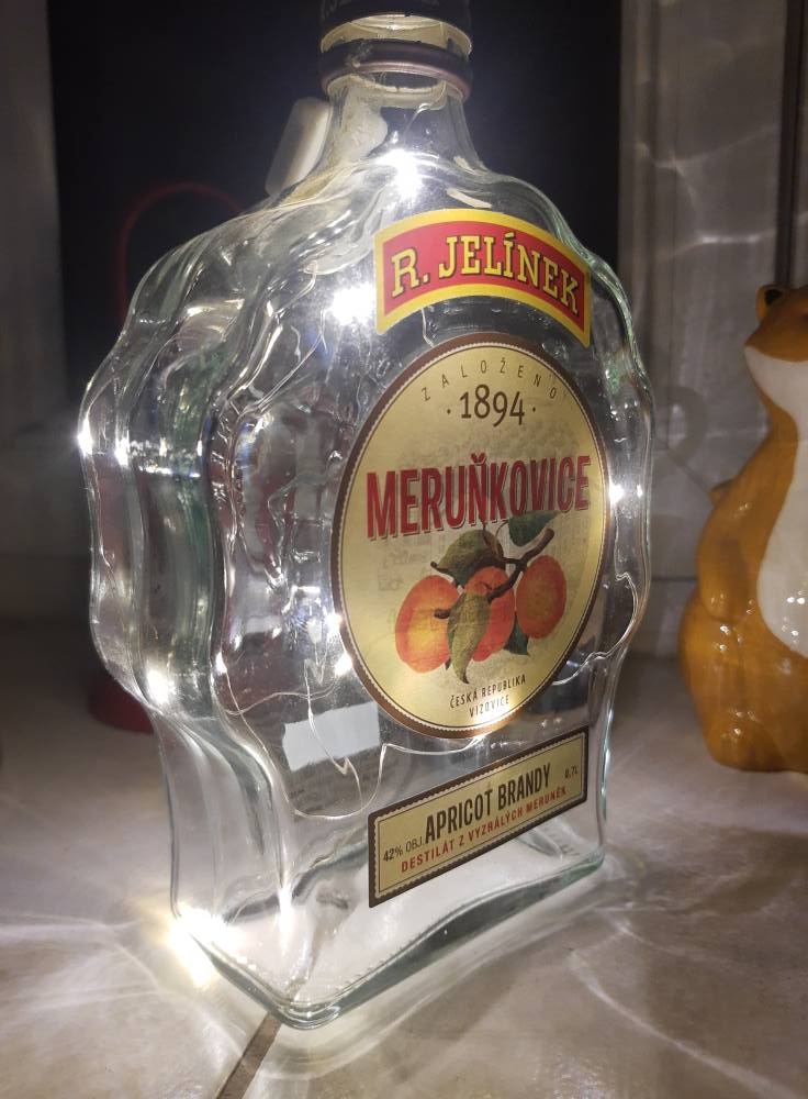 Svítící láhve - dekorace , Vánoce, dárek - 7