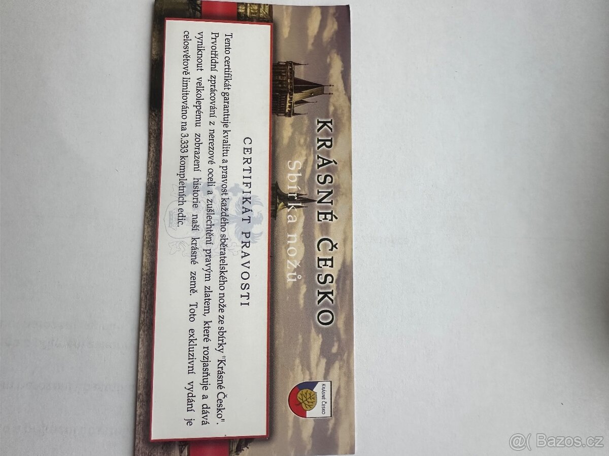 Nože -pozlaceno - 7