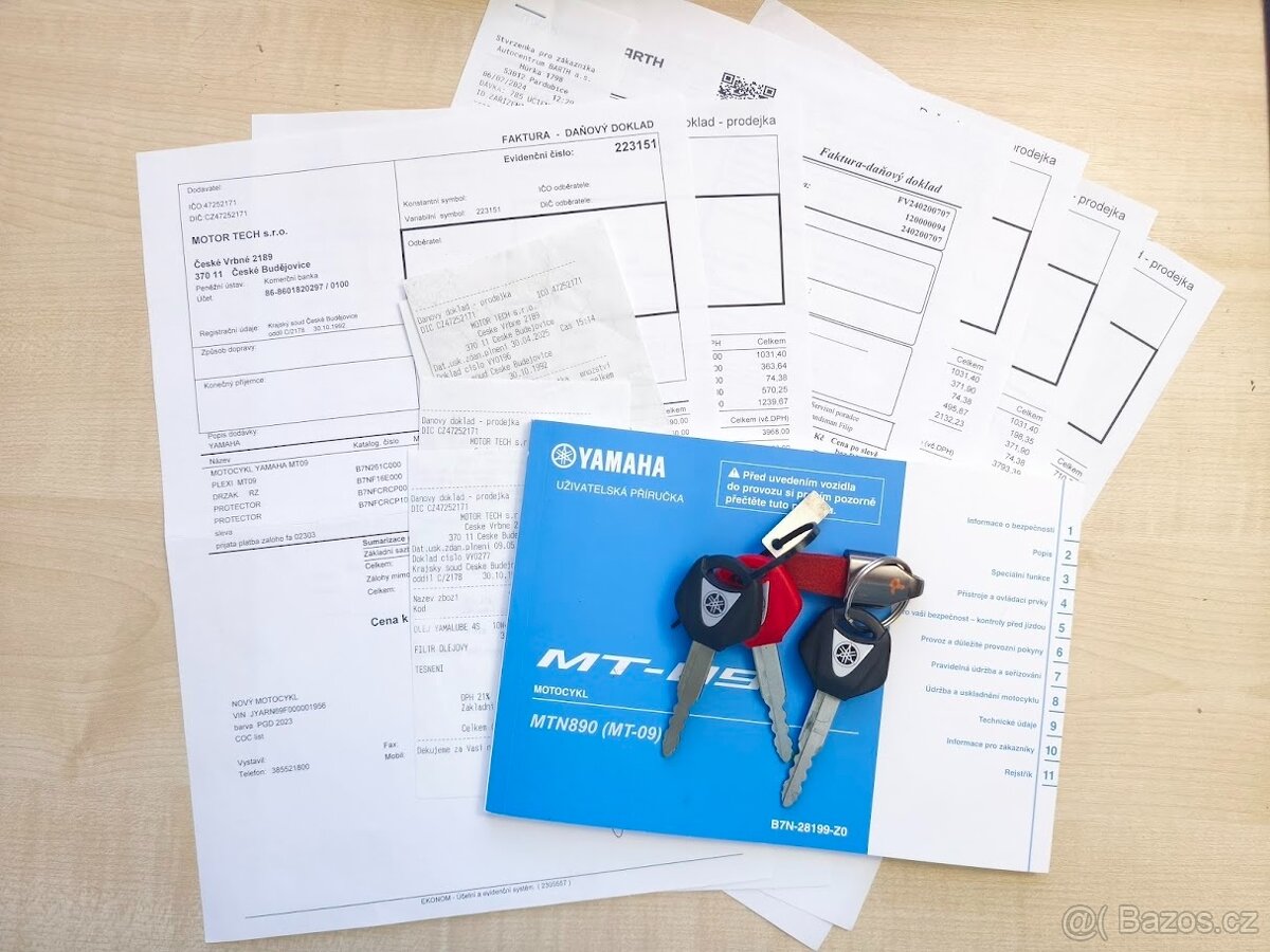 prodám Yamaha MT 09 - 7