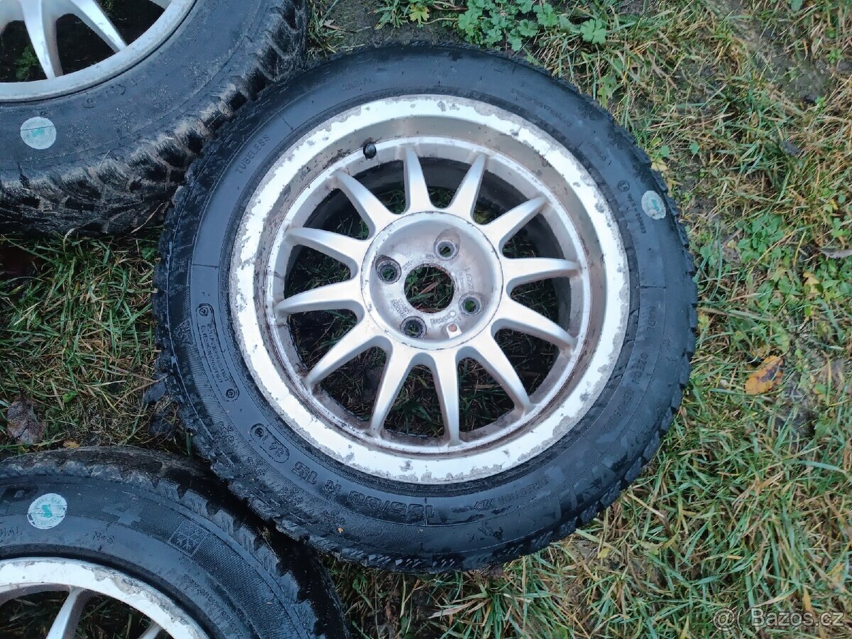 Hliníková dobová sada kol Strato 7x15" 4x100 zimní pneu - 7